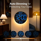 JALL 8" Large Digital Wall Clock - Image 5