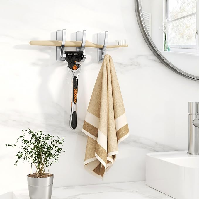 pickpiff Adhesive Wall Hooks for Towels - Image 7