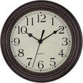 Foxtop 9 Inch Wall Clock Battery Operated Silent Non-Ticking Small Classic by Foxtop
