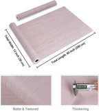 CRE8TIVE Pale Pink Grasscloth Wallpaper Textured Grasscloth Peel and Stick - Image 8