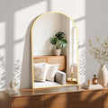 NEWBULIG 24X36 Inch Arched Bathroom Mirror by NEWBULIG