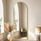 Rowjut Floor Mirror Arched Full Length Mirrors, Mirror Full Length Standing - Image 4