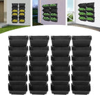 Vertical Wall Planter with 24 Pots, Hanging Garden Plant Flowerpot Holder - Image 9