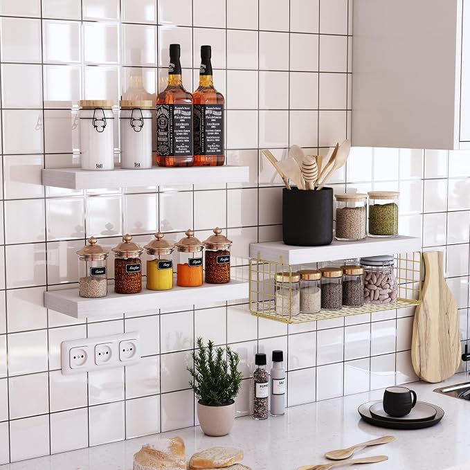QEEIG Bathroom Shelves Over Toilet - Image 7
