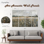 FurnoFlexArt Acoustic Panels Tiles Decorative Room Sound Proof Foam Absorbing - Image 2