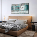 Teal Family Wall Art Family Signs - Image 3