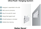 Better Bevel Frameless Rectangle Mirror, 22.5" x 34.5" Bathroom Wall Mirror - Image 8