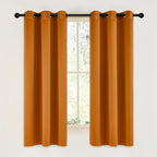 NICETOWN Room Darkening Cafe Satin Curtains by NICETOWN