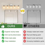 Ascher Bathroom Light Fixtures, 5-Light Vanity Lights - Image 7