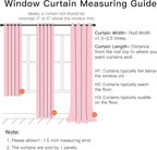XiDi Pink Curtains for Bedroom Decor, Baby Pink Kids Blackout Curtains for - Image 7