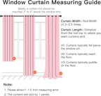 XiDi Curtains for Bedroom Decor Pink34/90/1 US - Image 8