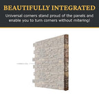 AZ Faux High-Density Polyurethane Faux Stone Flush Outside Corner - Image 7