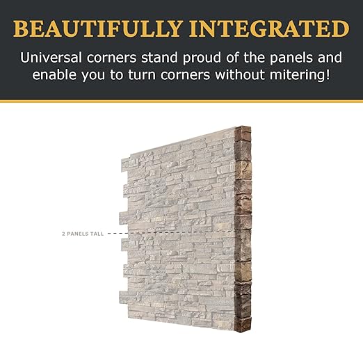 AZ Faux High-Density Polyurethane Faux Stone Flush Outside Corner - Image 7