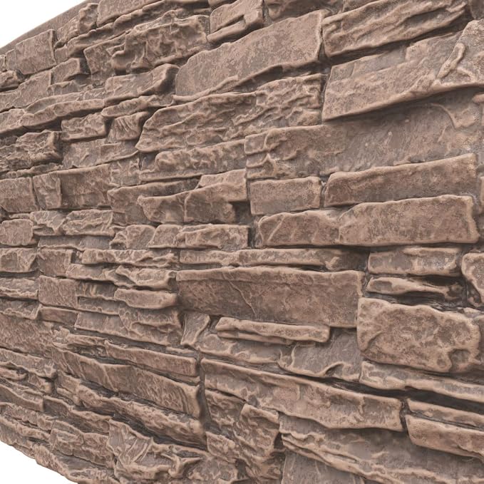 EverStone Canyon Ridge Faux Stone Panel, 45 3/4"W x 24 1/2"H x 1 1/4"D - Image 7