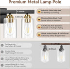 4-Light Bathroom Light Fixtures, Classic Wall Light Fixture - Image 7
