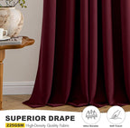 MIULEE Blackout Curtains for Bedroom Living Room 2 Panels, Thermal Insulated - Image 5