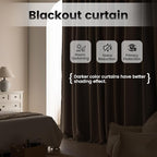 Extra Wide Room Divider Blackout Ceiling Track Curtains Back Tab - Image 5