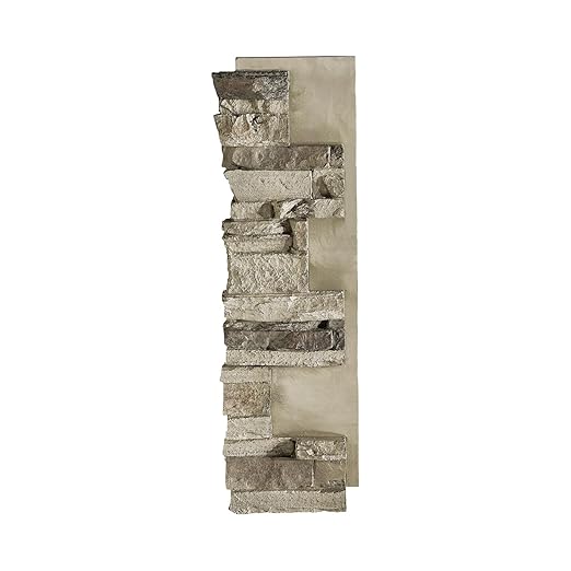 AZ Faux High-Density Polyurethane Faux Stone Interlocking Left Endcap by AZFaux