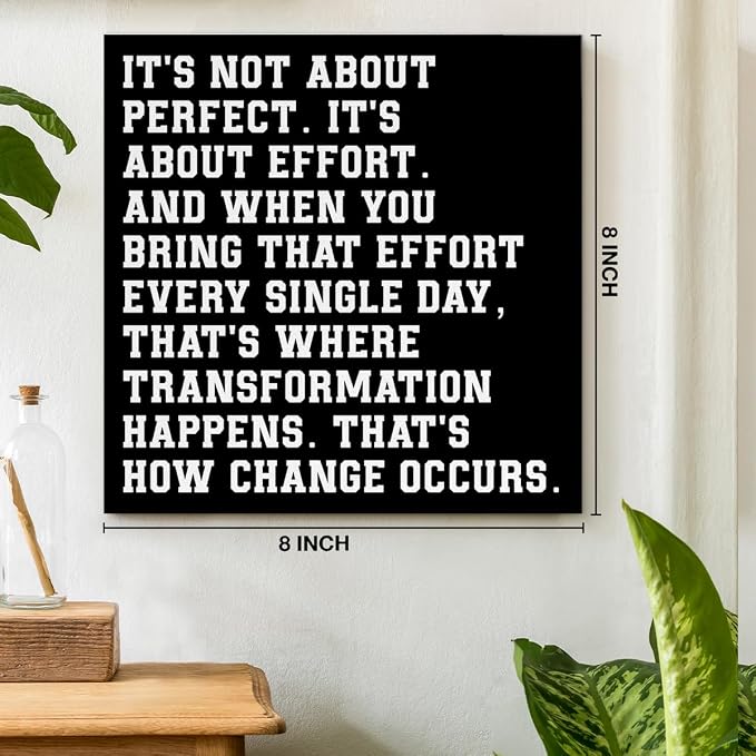 Motivational Wall Decor, Inspirational Quote Wall Art - Image 2