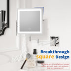 Ruacq Rechargeable Wall Mounted Makeup Mirror - Image 2