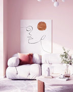 Dimoon 236''x17.7'' Pink Peel and Stick Wallpaper Contact Paper Modern Self - Image 6