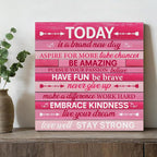 Pink Wall Decor, Inspirational Office Wall Art - Image 4
