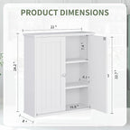 Bathroom Wall Cabinet, Bathroom Cabinet Wall Mount, Over the Toilet Space Saver - Image 3