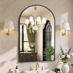 Sweetcrispy 20"x31" Arched Black Bathroom Mirrors - Image 7
