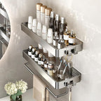 VOLPONE Stainless Steel Wall Mounted Bathroom Shelves by VOLPONE