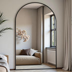 Dewfig Arched Full Length Mirror, Oversized Full Body Mirrors by YourSpacePerfectlyReflected