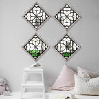 ZEXUIRU 4 Set. Rustic Wall Mirrors - Image 5