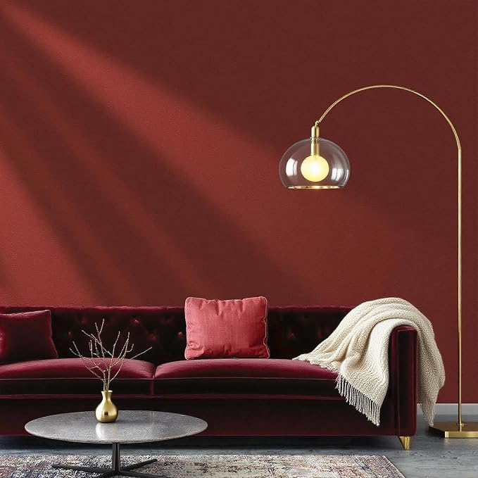 Yancorp 16"x394" Matte Red Contact Papaer Peel and Stick Wallpaper Vinyl Wrap - Image 3