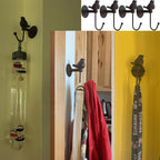 2PCS Cast Iron Hooks 520013 Songbird Wall Hook - Image 5