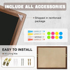 4 THOUGHT Chalk Board 48" x 36", Magnetic Large Chalkboard - Image 4