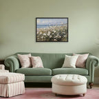 Nature Landscape Wall Art Coastal Wildflower Poster 24X36 inch Black Framed - Image 6