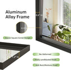 40x30 Inch Black Bathroom Mirrors - Image 3