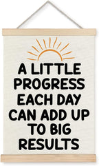 Supwhd Sunset Positive Affirmations Wall Decor, Inspirational Add Up to Big by Homedecoration