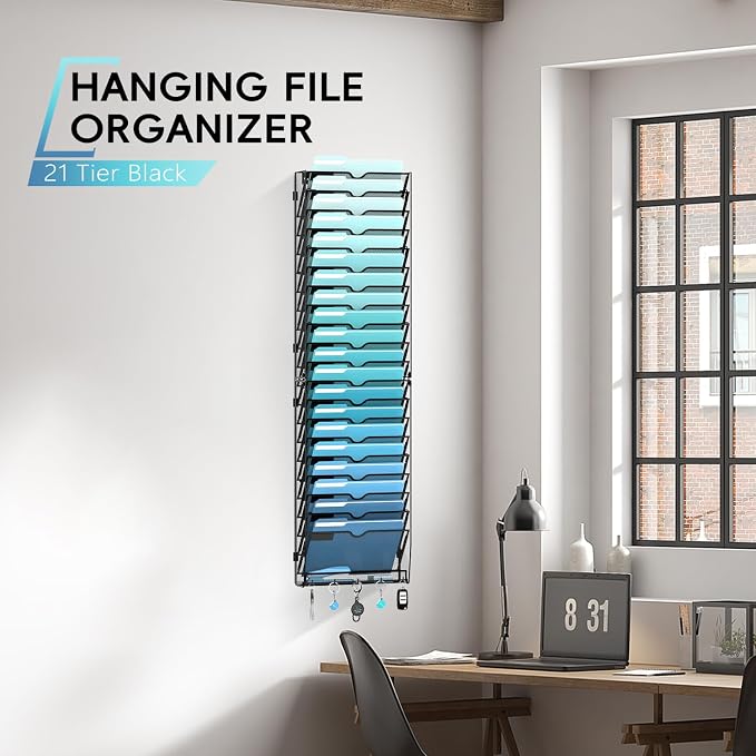 21-Tier Hanging Wall File Organizer - Image 5