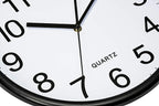 Bernhard Products Black Wall Clock, Large 13-Inch Silent Non Ticking Quartz - Image 2