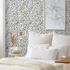 Jeweluck Peel and Stick Wallpaper Polka Dot Wallpaper Stick and Peel 17.7” x - Image 9