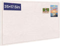 Bulletin Board - 35 x 17.5 inches Decorative Felt Pin Board - Cork Board by Hrrtyueg