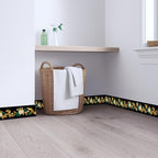 Baroque Floral Wallpaper Border 196x4 Inch Removable Wall Border Peel and Stick - Image 4