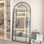 Arched Full Length Mirror, Oversized Floor Length Standing Mirrors, Large Body - Image 2