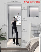 Shatterproof Wall Mirror Full Length - Image 8
