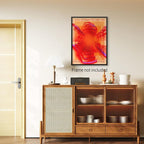 Retro Hippie Trippy Posters Vintage Red 70s 80s Wall Art Trendy Face Eye Canvas - Image 3
