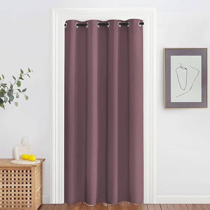 NICETOWN Blackout Doorway Curtain Drape 78 inch Long by NICETOWN