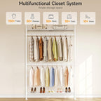 ONBRILL H1 Plus Expandable Wall Mounted Closet System, 2FT-3.3FT Closet - Image 3