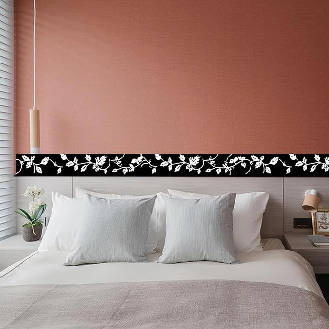 HOMETITUTE Wallpaper Border Peel and Stick Decorative Wall Trim Self Adhesive - Image 4