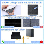 18 Pack Black Acoustic Panels 12"X12"X 0.4"Sound Absorbing Panel Wall - Image 5