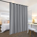 RYB HOME Blackout Room Divider Curtains Screen Partitions Energy Saving Noise - Image 3